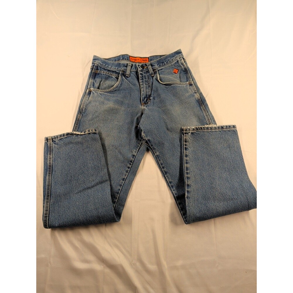 Wrangler 20X FR Men's CAT2/2112 Straight Leg Blue Denim Jeans - Size 30x32